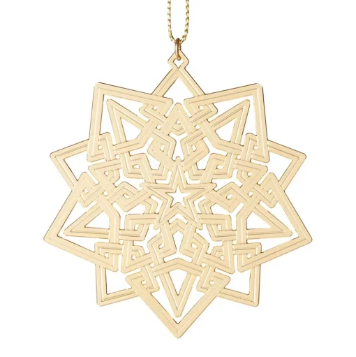 2023 Star, Snowflake, And Angel Tree Ornament Set