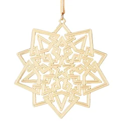 2023 Sterling Silver Star And Snowflake Ornament Set