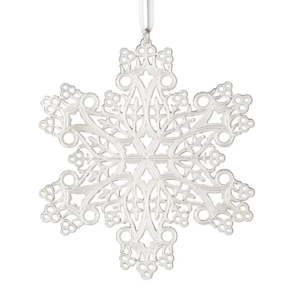 2023 Sterling Silver Star And Snowflake Ornament Set