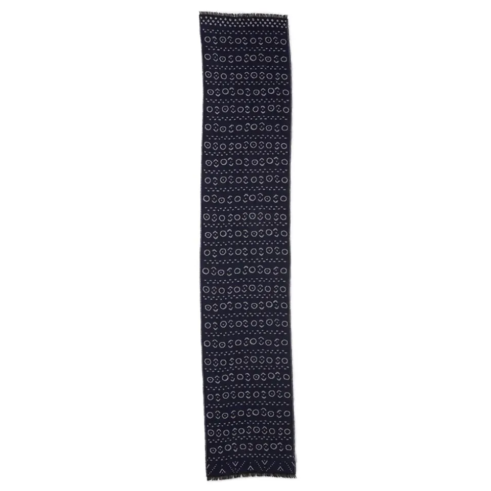 African Geometric Patterns Unisex Wool-Blend Scarf