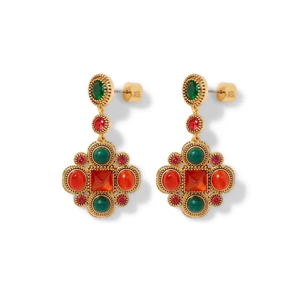 Algerian Cluster Drop Earrings