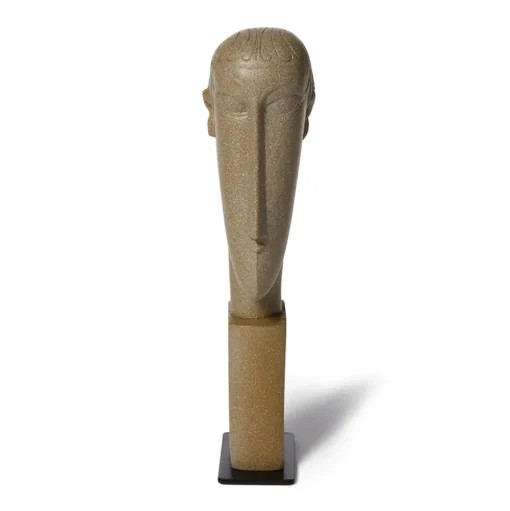 Amedeo Modigliani: Green Tete Sculpture