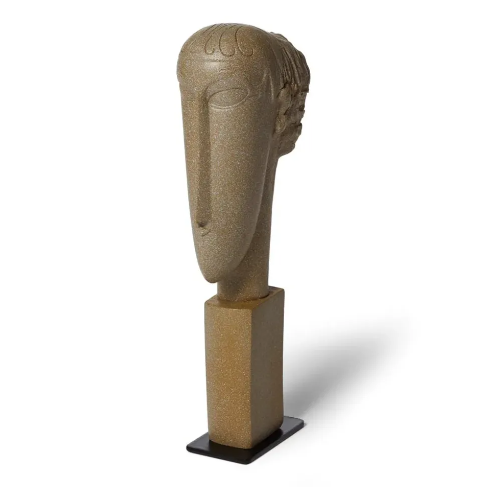 Amedeo Modigliani: Green Tete Sculpture