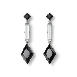American Deco Pendant Necklace And Long Pendant Earrings Set
