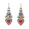 Atef Crown Statement Drop Earrings