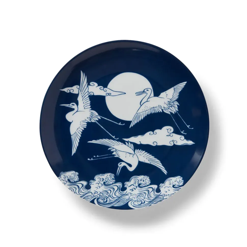 Blue & White Salad Plate Set