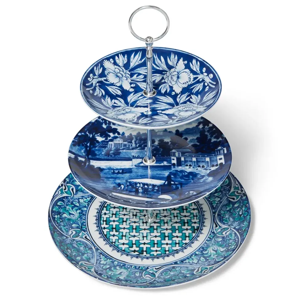 Blue & White Three-Tier Server