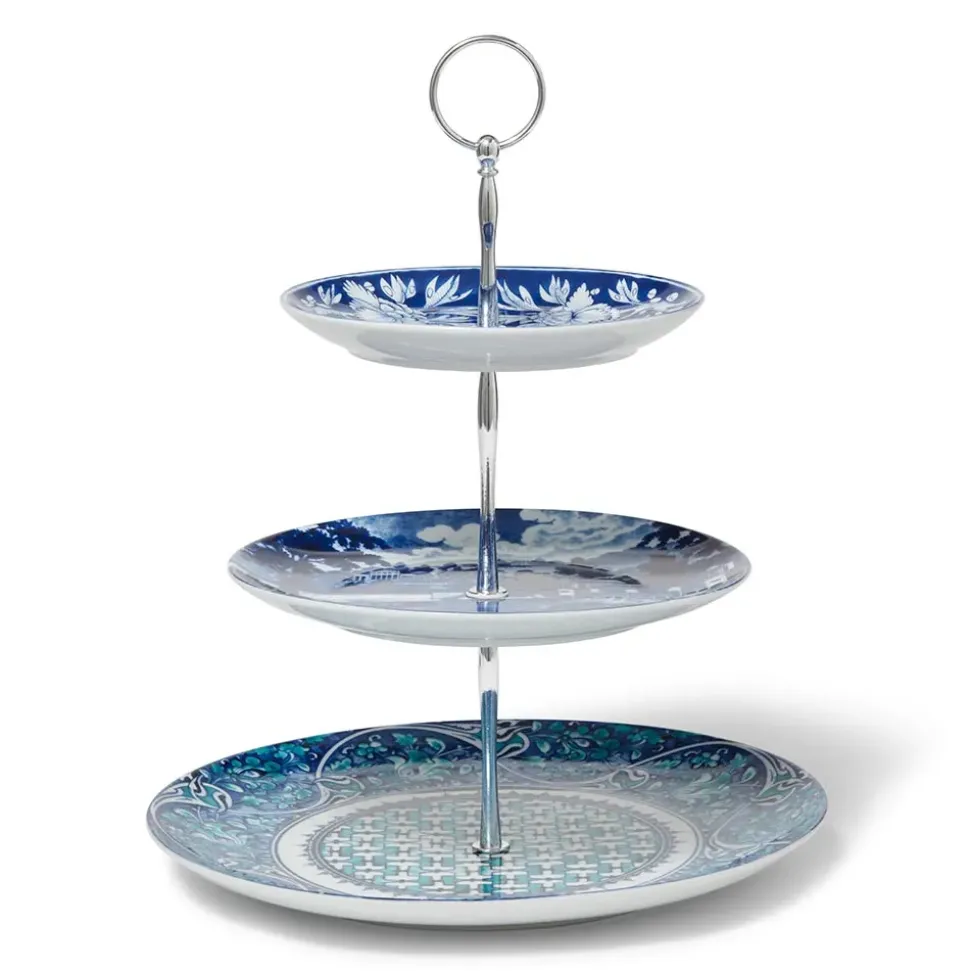Blue & White Three-Tier Server
