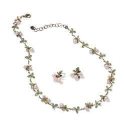 Blushing Berries Necklace And Earrings Set