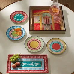 Boscoreale Fresco Wood Lacquer Tray