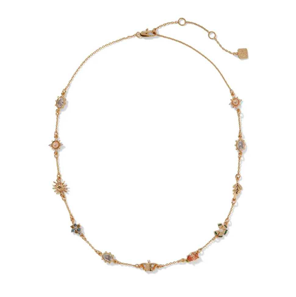 British Tree Of Life 11-Charm Necklace