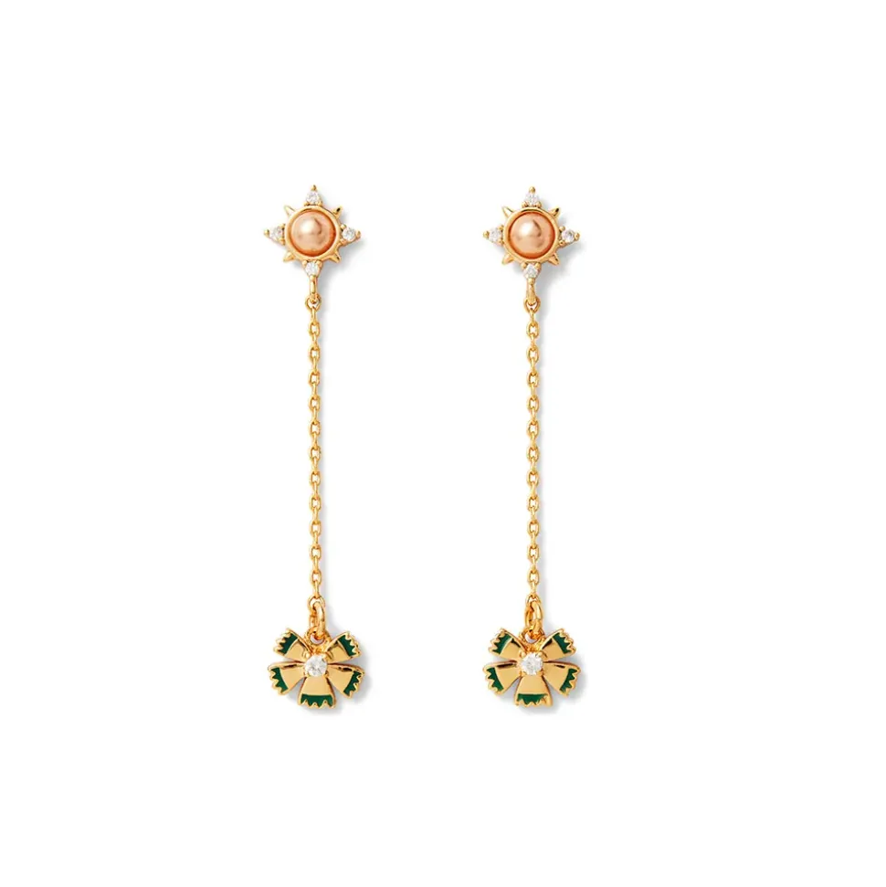 British Tree Of Life Drop Earrings