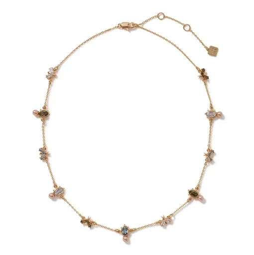 British Tree Of Life Long Charm Necklace