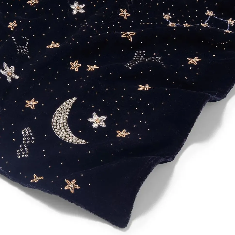 Celestial Beaded Scarf