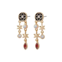 Celestial Symbols Chandelier Earrings