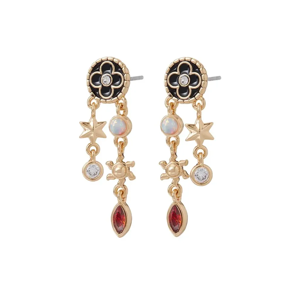 Celestial Symbols Chandelier Earrings