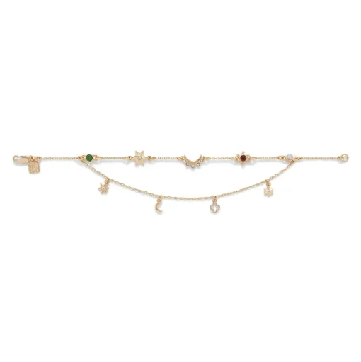 Celestial Symbols Double-Strand Bracelet