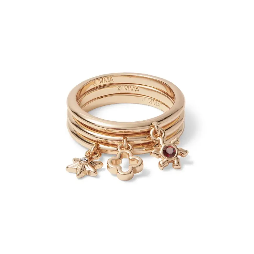 Celestial Symbols Stacking Ring
