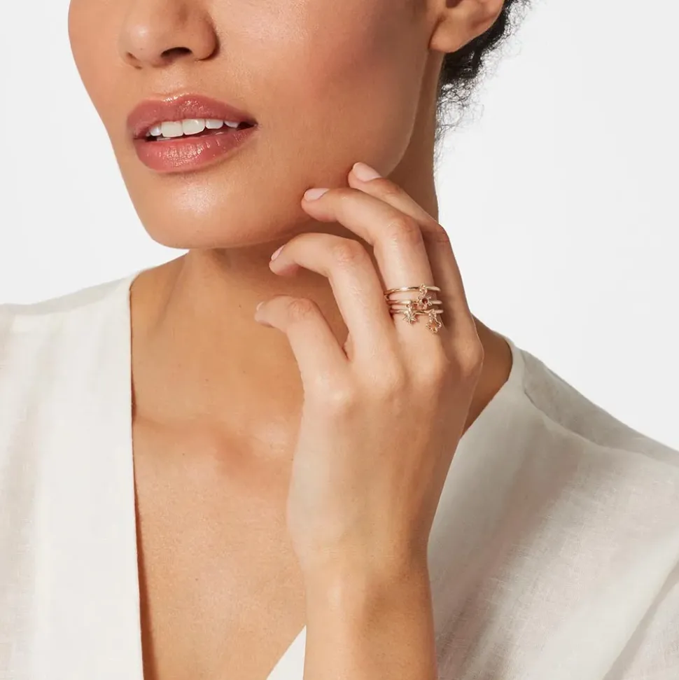 Celestial Symbols Stacking Ring