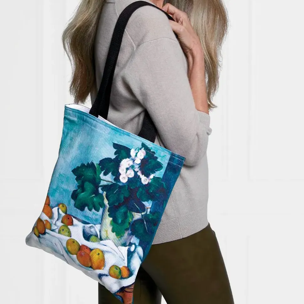 Cezanne Apples And Primroses Tote