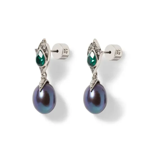 Chelsea Peacock Pearl Necklace And Drop Earrings Set