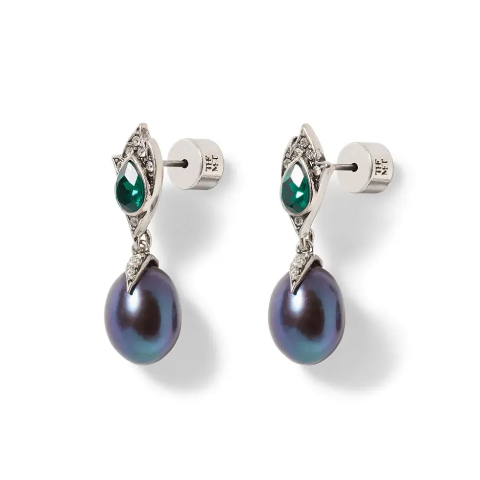 Chelsea Peacock Pearl Necklace And Drop Earrings Set