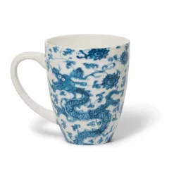 Chinese Dragon Covered Mug With Tea Infuser