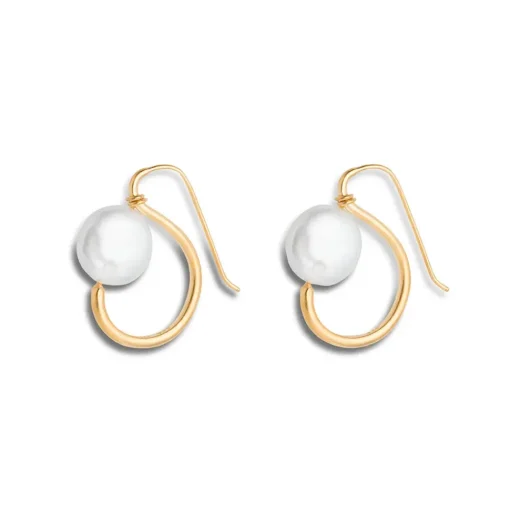 Coin Pearl Earrings