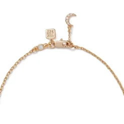 Crescent Moon Cable Chain Choker