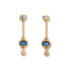 Cypriot Twist Collar Necklace And Triple-Drop Earrings Set
