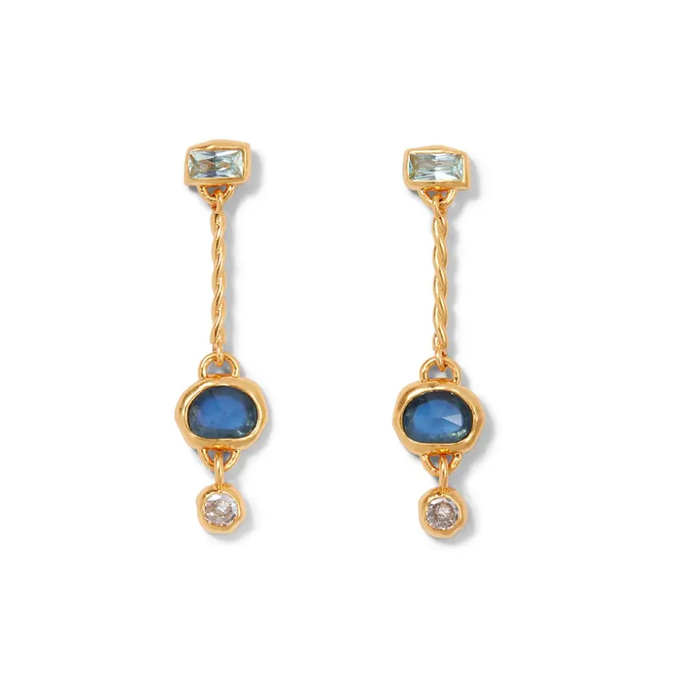 Cypriot Twist Collar Necklace And Triple-Drop Earrings Set