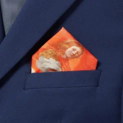 De Lairesse Apollo And Aurora Silk Pocket Square