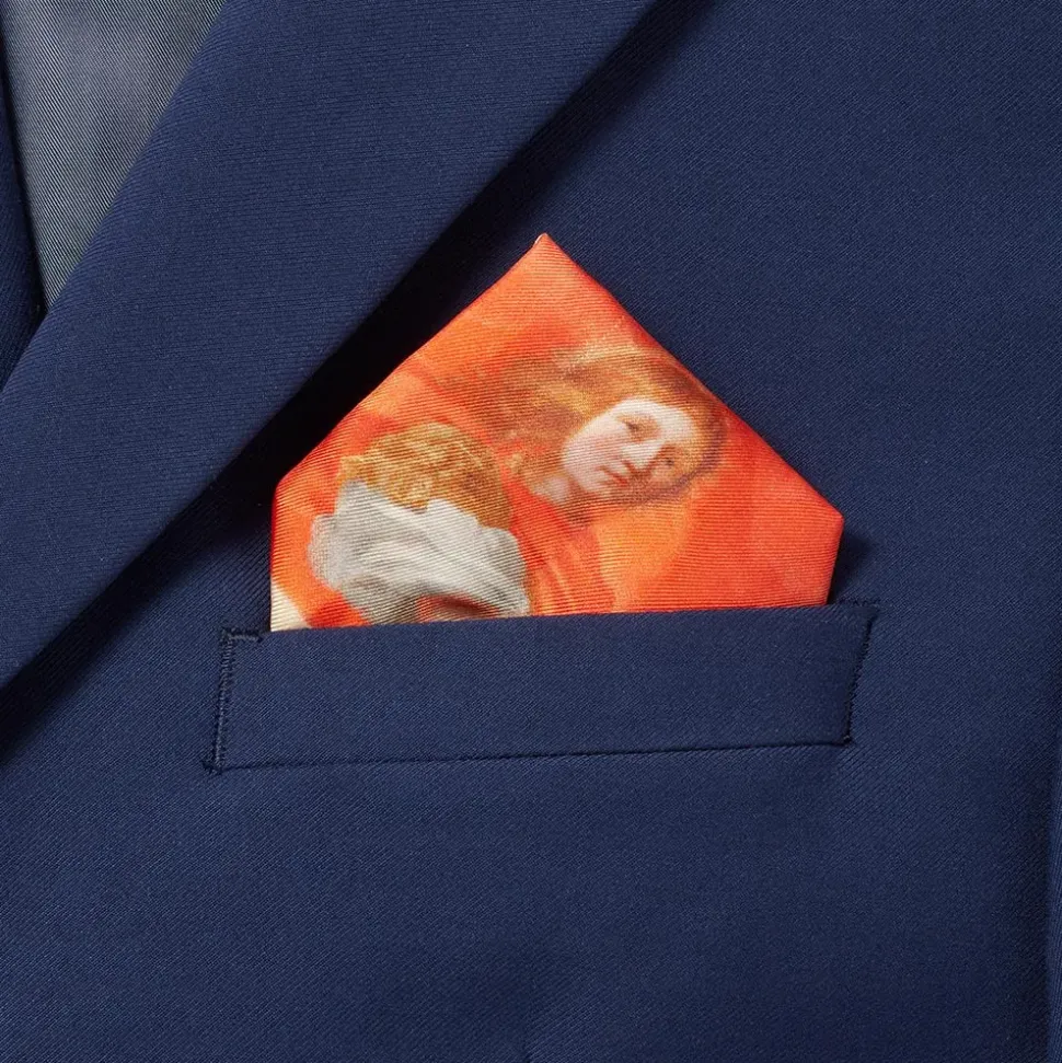 De Lairesse Apollo And Aurora Silk Pocket Square