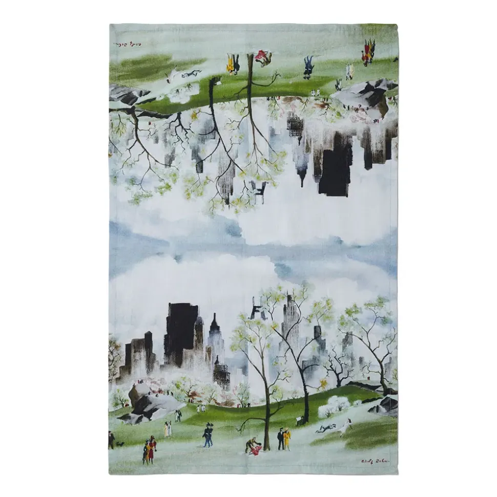 Dehn Spring In Central Park Tea Towel