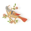 East Meets West Bird Brooch