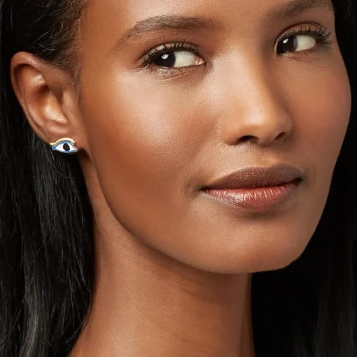 Egyptian Eye Stud Earrings