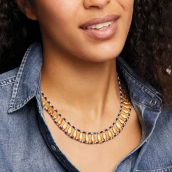 Egyptian Fringe Collar Necklace