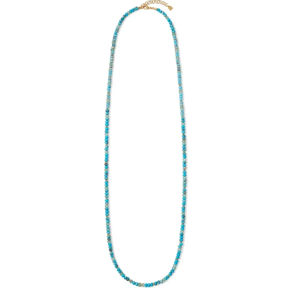Egyptian Hathor Turquoise Long Necklace