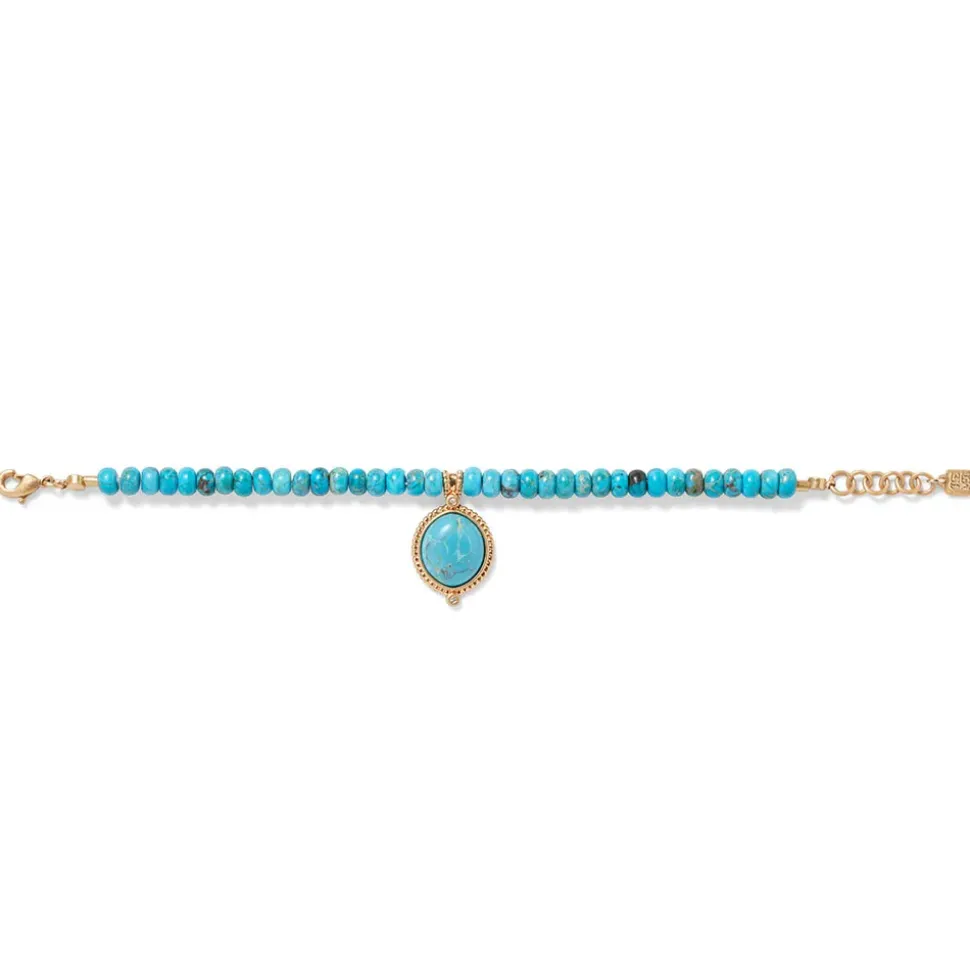 Egyptian Hathor Turquoise Bracelet
