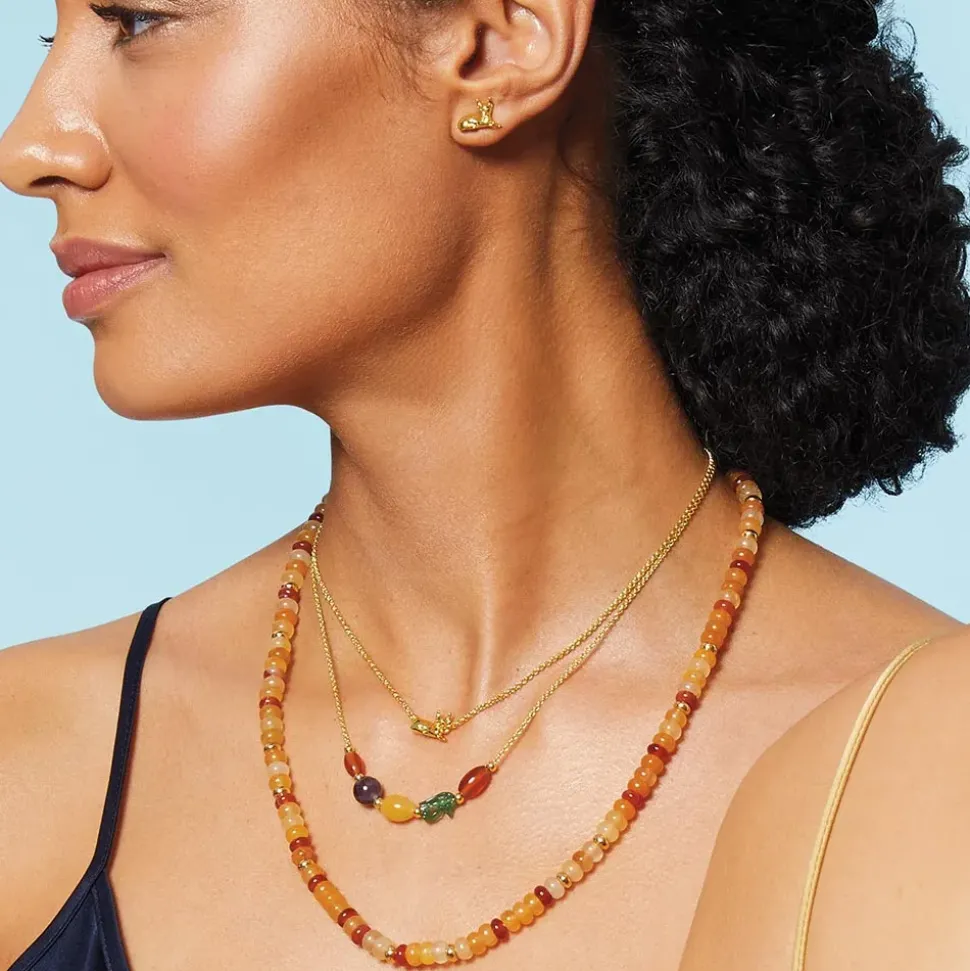 Egyptian New Kingdom Cat Pendant Necklace