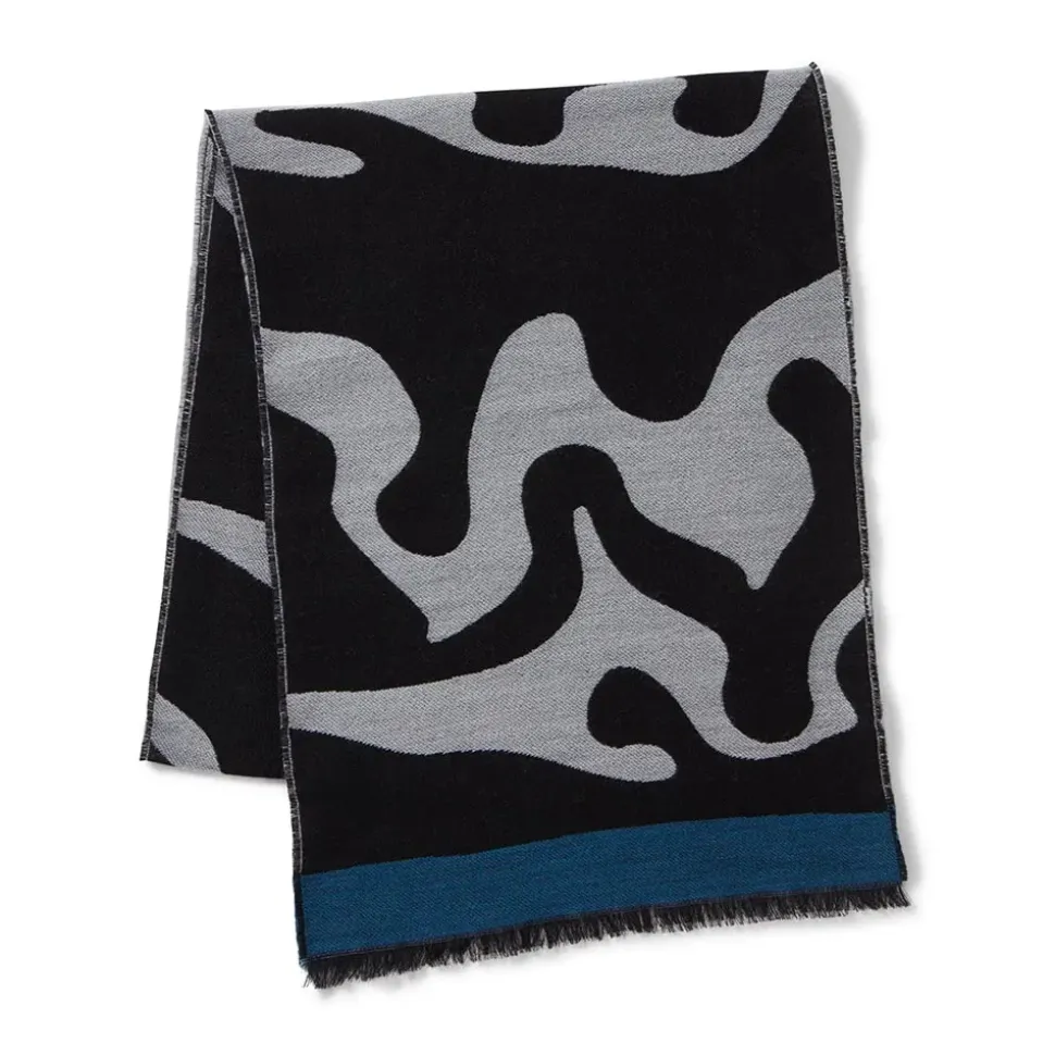 Egyptian Swirled Glass Unisex Oblong Jacquard Scarf