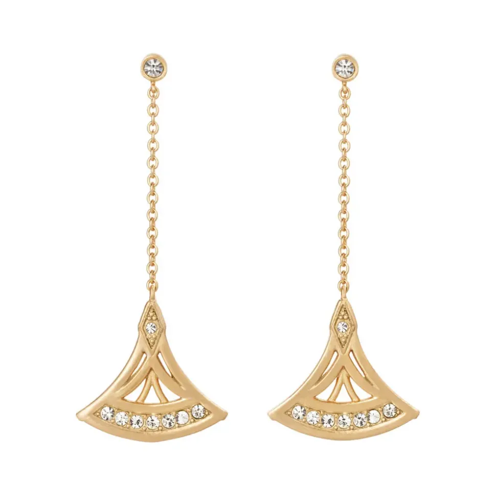 Erte Zizi Necklace And Drop Earrings Set