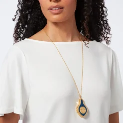 French Loupe Magnifier Pendant Necklace