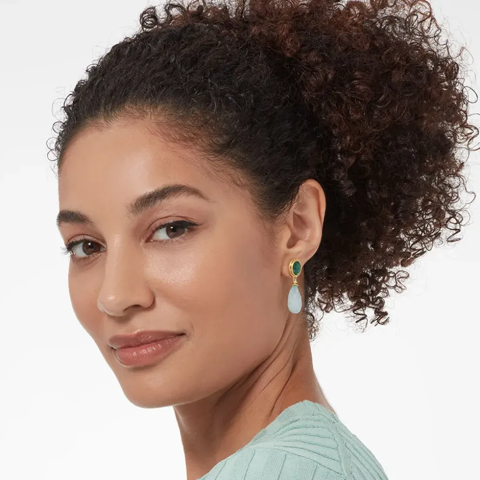 French Serpent Drop Earrings