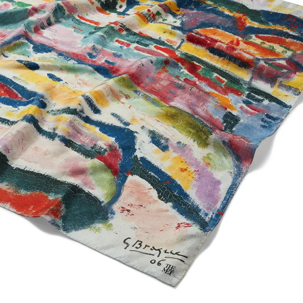 Georges Braque Boats On The Beach At L'Estaque Square Silk Scarf