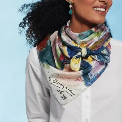 Georges Braque Boats On The Beach At L'Estaque Square Silk Scarf