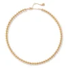 Golden Disc Necklace