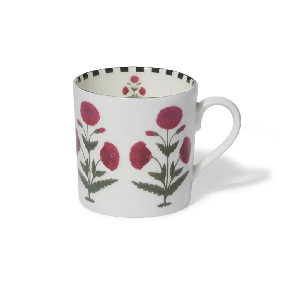 Good Earth Blooming Poppies Mug