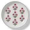 Good Earth Blooming Poppies Round Serving Dish