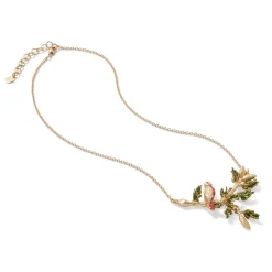 Holiday Birds Necklace